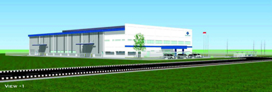 小松工業インドネシア 新工場予定図1